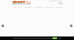 Desktop Screenshot of nelsonscoaches.co.uk
