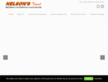 Tablet Screenshot of nelsonscoaches.co.uk